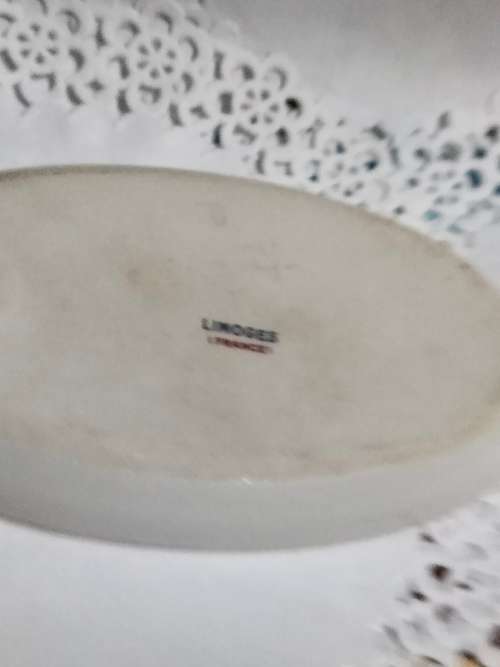 stamped LIMOGES France   courting couple Trinket PIN trays*Look At My BUY NOW Listing*NO WAITING