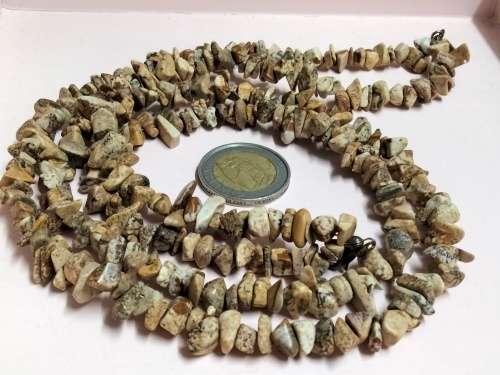 1 Necklace  multiple polished semi precious gemstones multiple Howlite? stones