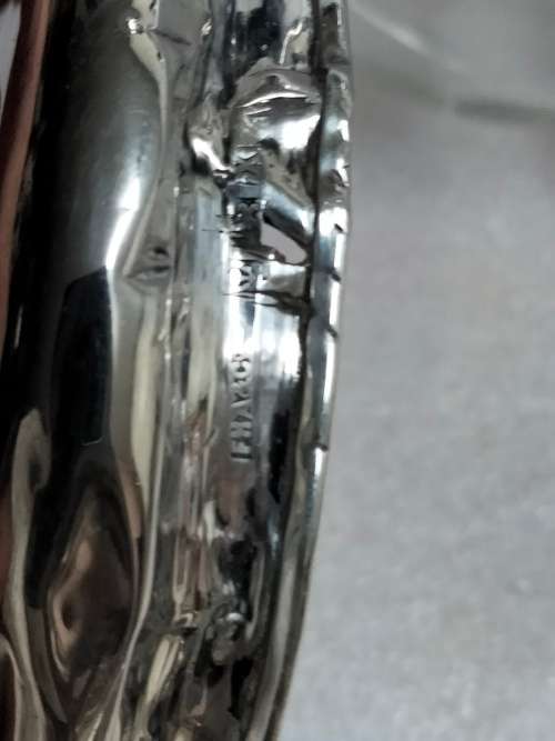 F H A and Co Birmingham1947 hallmarked sterling silverround powder  Bowl