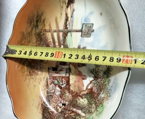 Royal Doulton Bowl No  D6297 Rustic England decor -Toll House