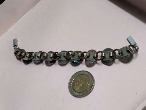 Bracelet-  semi precious gemstones  blue colour