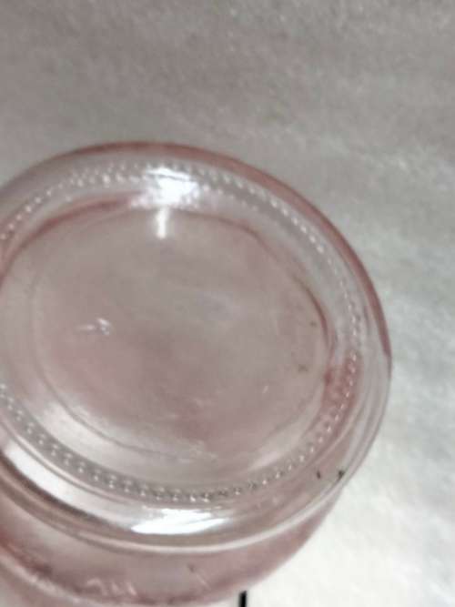 3  *VASE1 ribbed Glass China Pink +1Glass holder has metal handle butterfly on1ceramic small Fairy