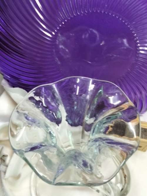Lavorionerione RARE Art Glass Flower+1 other VASE Hand blown LOOK At my BUY NOW LISTINGS -NO WAITING