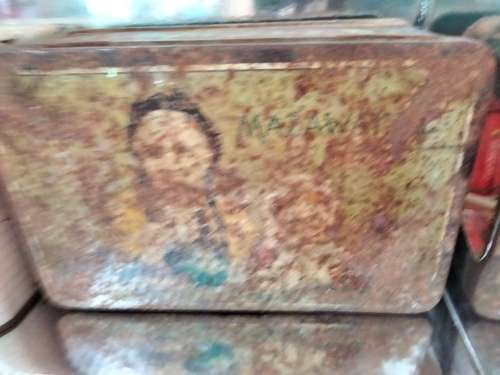 2 Mazawattee Tea Tins distressed *Look At My BUY NOW Listing*NO WAITING