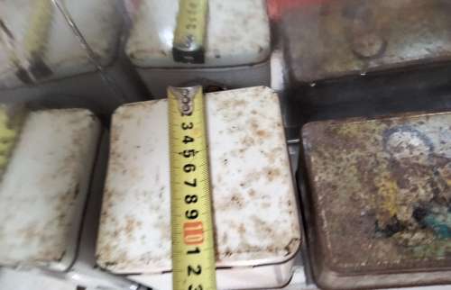 2 Mazawattee Tea Tins distressed *Look At My BUY NOW Listing*NO WAITING