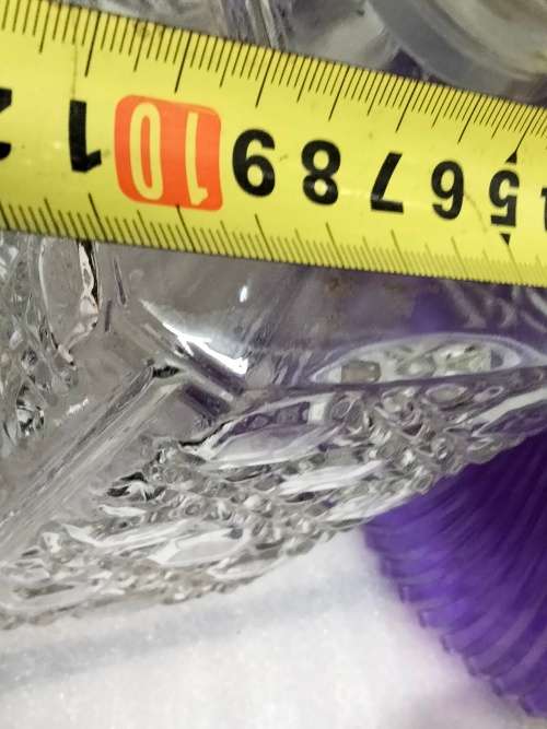 STUNNING Glass Decanter+Stopper Quality Hob cut 910grams bid each 2LOOK At All My BUY NOW*NO WAITING