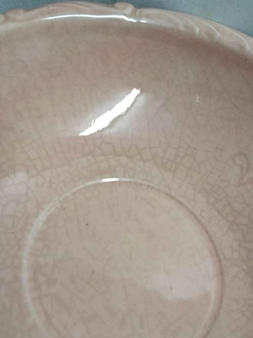 3 Lovely Vintage Ceramic 1 VASE or SHALLOW BOWL 1JUG + 1SMALL DISH  Read chips crazing