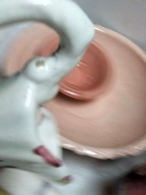 3 Lovely Vintage Ceramic 1 VASE or SHALLOW BOWL 1JUG + 1SMALL DISH  Read chips crazing