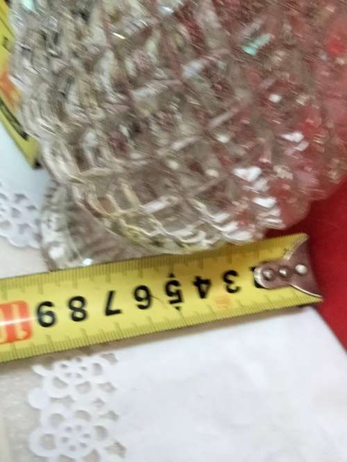 Claret Decanter Prescut Lead Crystal Metal ScrollHANDLE spout EmbossedLOOK At My BUY NOW*NO WAITING