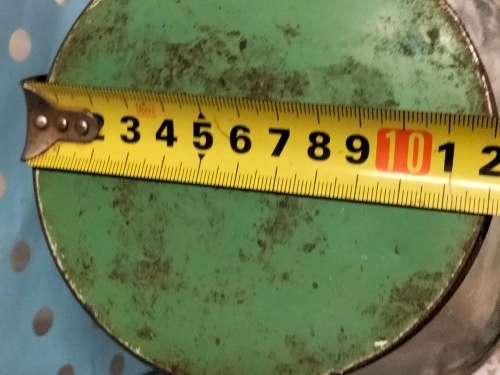 1 Sweeties Glass Bottles + Green Tin lid HOOSIER  Bid for 1 - Available 2 at My Buy Now-No Waiting