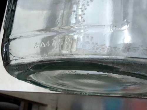 1 Sweeties Glass Bottles + Green Tin lid HOOSIER  Bid for 1 - Available 2 at My Buy Now-No Waiting