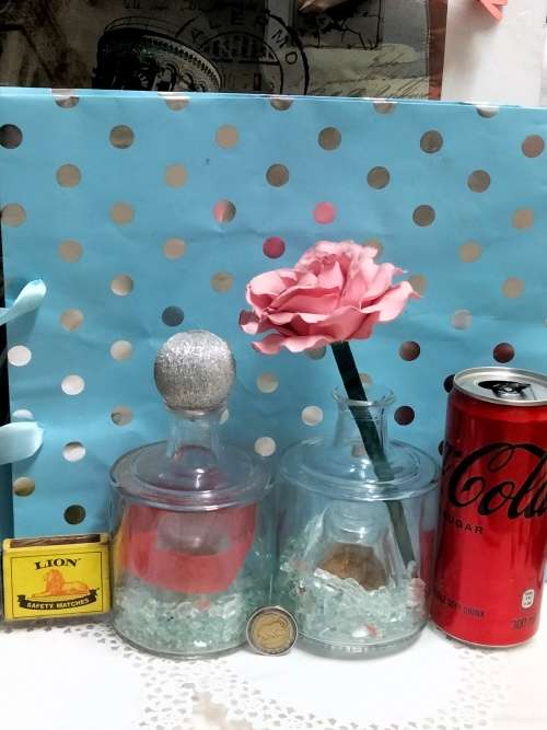 Vintage MOD DEP Bottle Glass No LidsLOOK At My BUY NOW listings NO WAITING