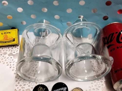 Vintage MOD DEP Bottle Glass No LidsLOOK At My BUY NOW listings NO WAITING