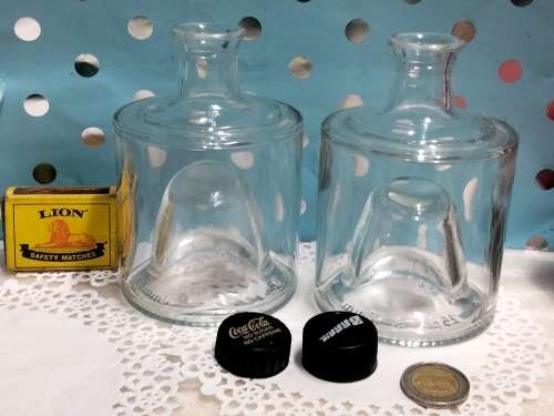 Vintage MOD DEP Bottle Glass No LidsLOOK At My BUY NOW listings NO WAITING