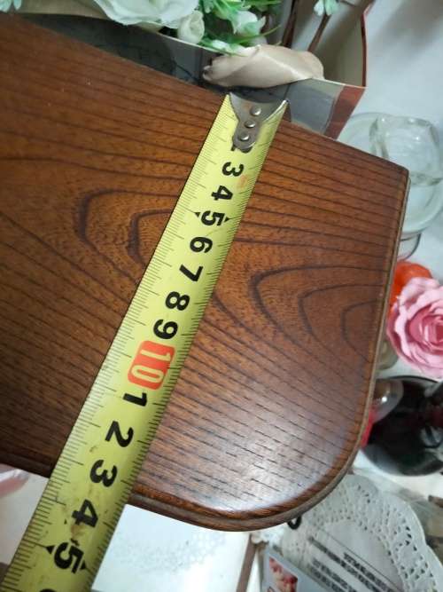Blessing CLOCK in wood case battery operated clock no mechanism bottom part works