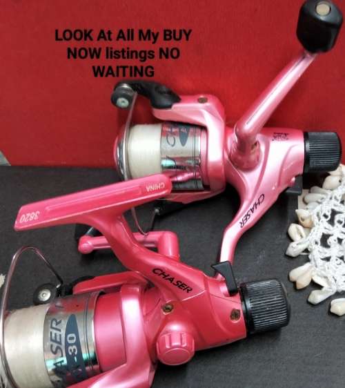 2 Fishing Reels Okuma CHASER AX30 LOOK At All My BUY NOW listings NO WAITING