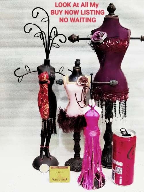 4 different styles Jewelry manaquin stands LOOK at My BUY NOW Listings NO WAITING