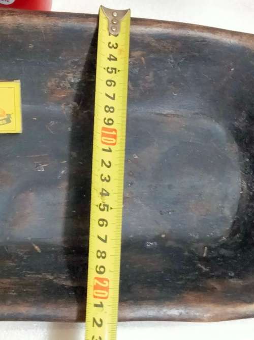 RARE - ethnic ANTIQUE Hand Carved  Wood DOUGH Bowl from 1 piece wood highly collectable
