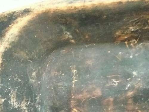 RARE - ethnic ANTIQUE Hand Carved  Wood DOUGH Bowl from 1 piece wood highly collectable