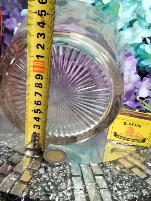 1950/60 Bartlett+Collins,*ICE TUB/Bucket Glass bowl embossed frieze around it