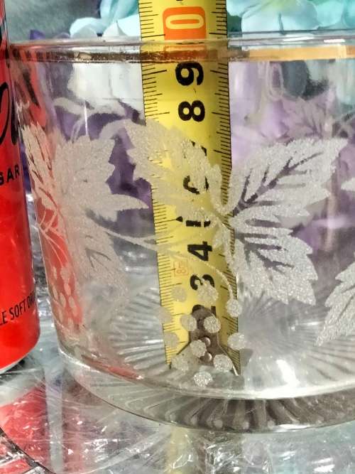 1950/60 Bartlett+Collins,*ICE TUB/Bucket Glass bowl embossed frieze around it