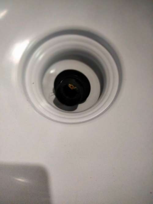 Enamel ceiling light black  and white interior Look At My BUY NOW listings NO WAITING