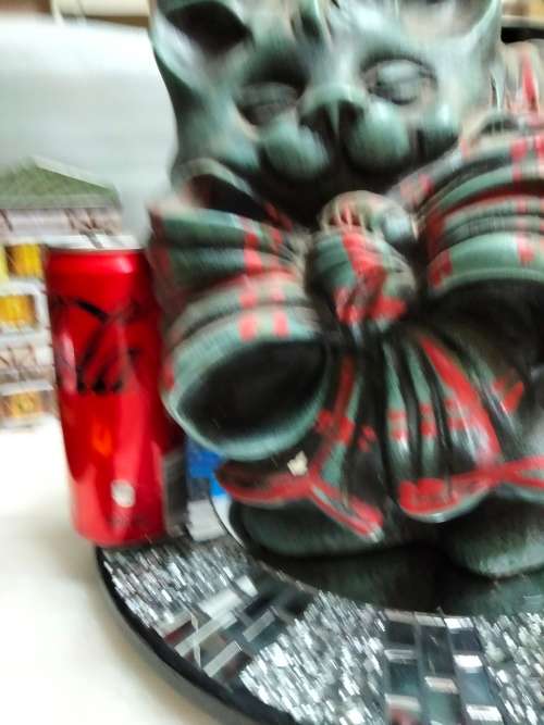 LARGE Vintage ceramic CAT figurine height 24 cm  LOOK At My BUY NOW LISTINGS NO WAITING