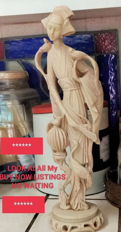 LADY ORIENTAL - Intricately carved details  COMPOSITE materials