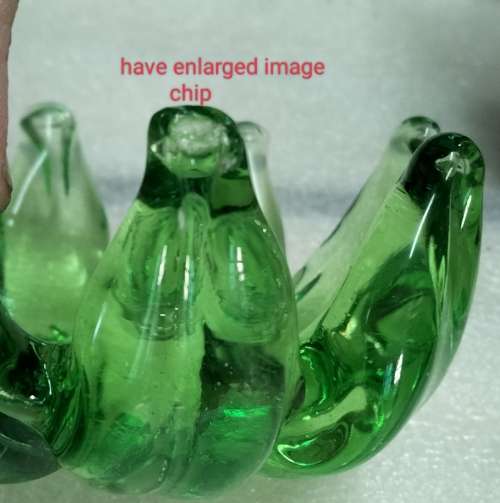 3 small  MURANO-decorative glass Pin Trays + 1 Animal -all for one bid