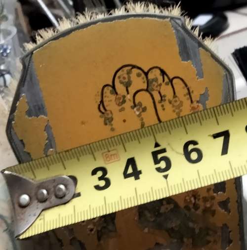 Art Deco SILVER vanity bevelledGlass Mirror+1hairBrush Not Set LOOK MyBUY NOW ItemsNoWAITING