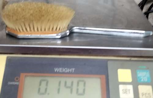 Art Deco SILVER vanity bevelledGlass Mirror+1hairBrush Not Set LOOK MyBUY NOW ItemsNoWAITING