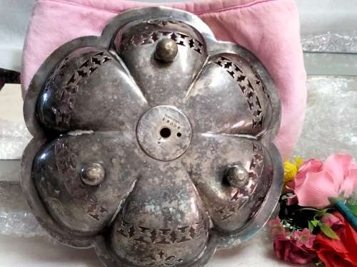 JAMES DIXON Centre piece bowl Scalloped+cut out distressed Look at my Buy Now listings No Waiting