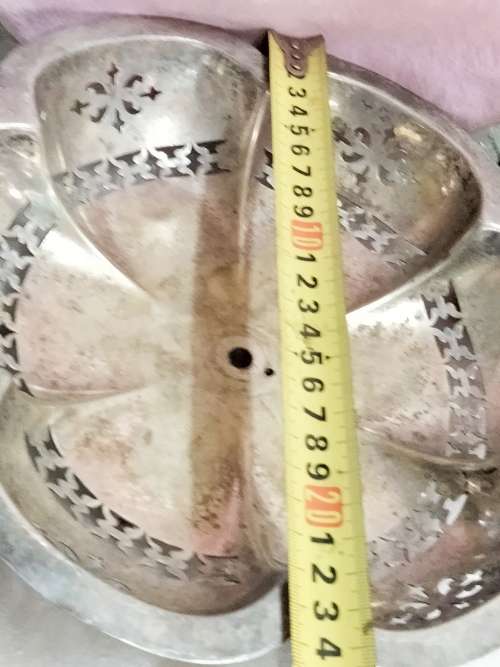 JAMES DIXON Centre piece bowl Scalloped+cut out distressed Look at my Buy Now listings No Waiting