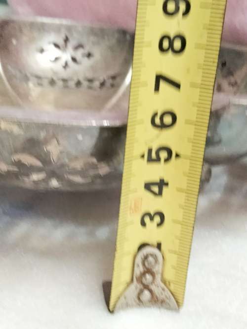 JAMES DIXON Centre piece bowl Scalloped+cut out distressed Look at my Buy Now listings No Waiting