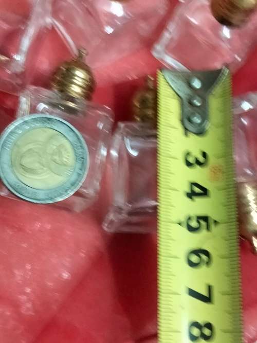 SALTS - set 8 GOLD EPNS Lids + Crystal glass body`s