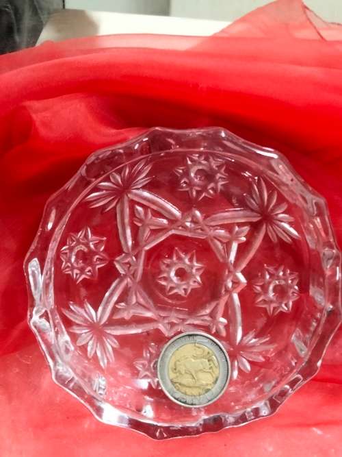 2 Early American Presscut Anchor Hocking*Ashtray*butter/Pin tray LOOKatMy BUY NOW items NO WAITING