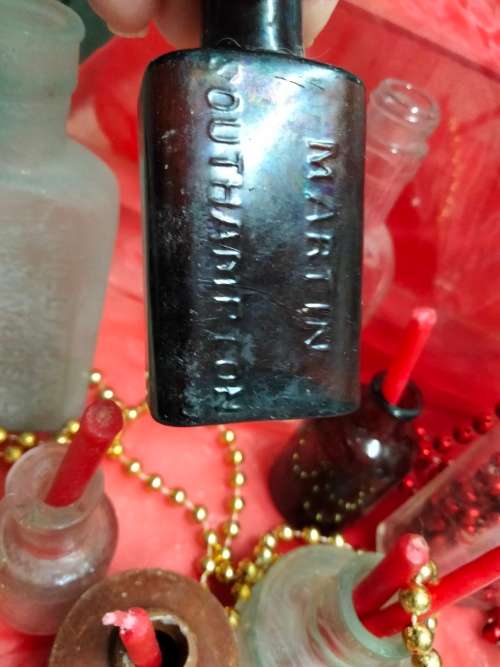 8 MIX embossed Dig  bottle Medicine Ink Food CondimentsLook At My BUY NOW LISTINGS NO WAITING