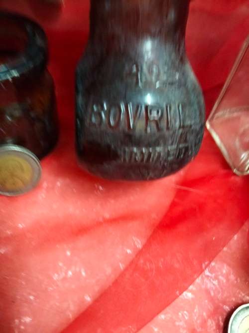2 BOVRIL ANTIQUE2+4ozEmbossed+1other*DigGlass  Food CondimentsLook At My BUY NOW listings NO WAITING