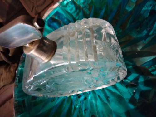 1920s ROYAL BRIERLEY ROSE CUT GLASS CRYSTAL PERFUME ATOMISER*No Pump LOOK At My BUY NOW * NO WAIT