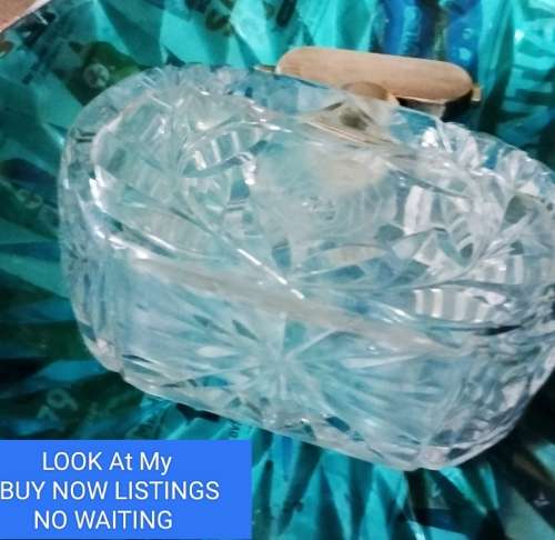 1920s ROYAL BRIERLEY ROSE CUT GLASS CRYSTAL PERFUME ATOMISER*No Pump LOOK At My BUY NOW * NO WAIT