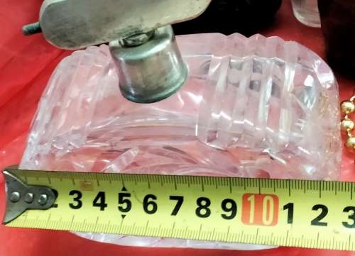 1920s ROYAL BRIERLEY ROSE CUT GLASS CRYSTAL PERFUME ATOMISER*No Pump LOOK At My BUY NOW * NO WAIT