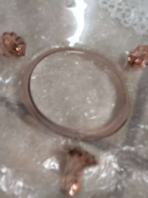 Glass BOWL -SNAIL FEET Embossed leaves LOOK At My BUY NOW LISTINGS NO WAITING