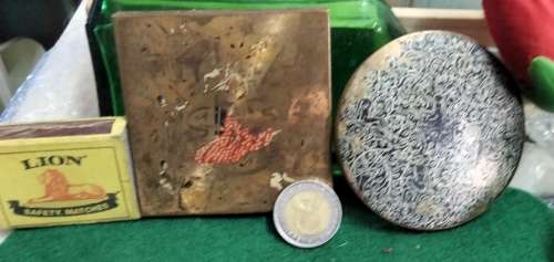 Compacts RARE 50/60s 1Le Rage Dancer+Musicians 1 Stratton black gilt trees 3 NAKED ladies