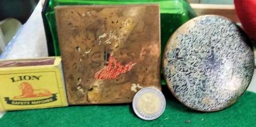 Compacts RARE 50/60s 1Le Rage Dancer+Musicians 1 Stratton black gilt trees 3 NAKED ladies