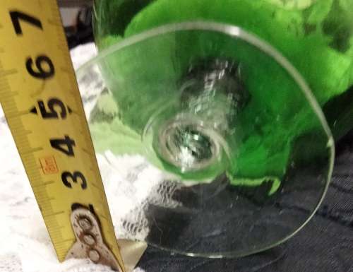 Opaline White cased frilled edges Vase+1 Green Murano Vase Look at my Buy Now listings No Waiting