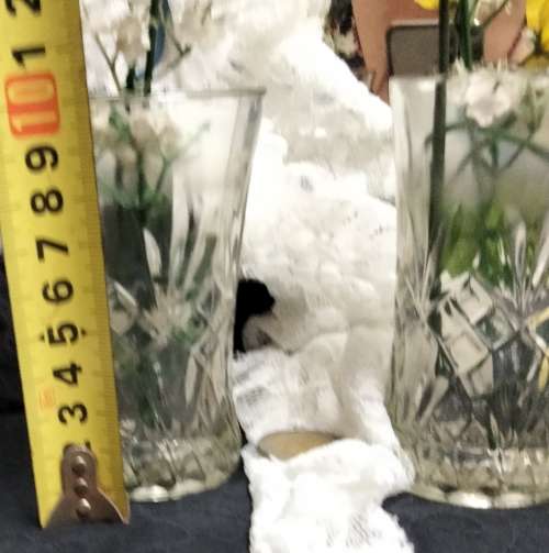 2 Posy Vases diamond+ leaved cut pattern LOOK At My BUY NOW LISTINGS NO WAITING