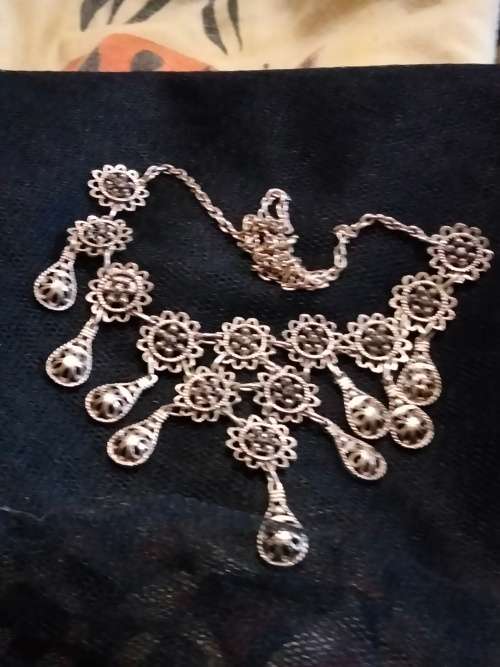 Necklace - FILIGREE Multiple Dangle Charms LOOK At My BUY NOW LISTINGS NO WAITING