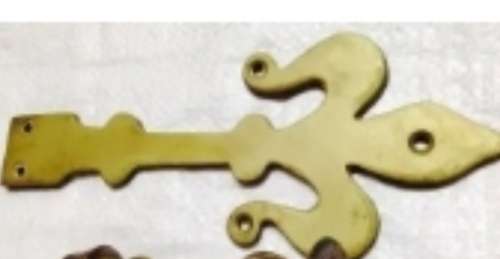 1 BRASS FLEURde Lys decorative fitting LOOK At My BUY NOW LISTINGS NO WAITING