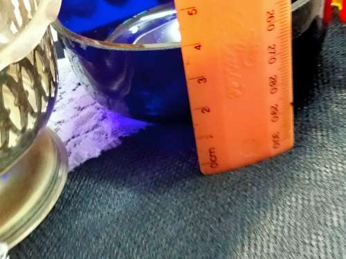 EPNS Basket dish cut out design handle scalloped base foot cobalt liner 6 Elwezetta TeaSpoonsHOLLAND
