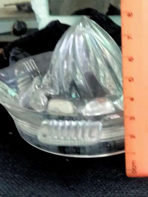 Glass JUICER by hand VINTAGE Normal size +Large LOOK at My BUY NOW listings NO WAIT
